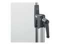 Miniatyrbild 4 av 5: Nobo - Whiteboard-tavla - golvstående - 1200 x 900 mm - stål - magnetisk - dubbelsidig - vändbar - mobil