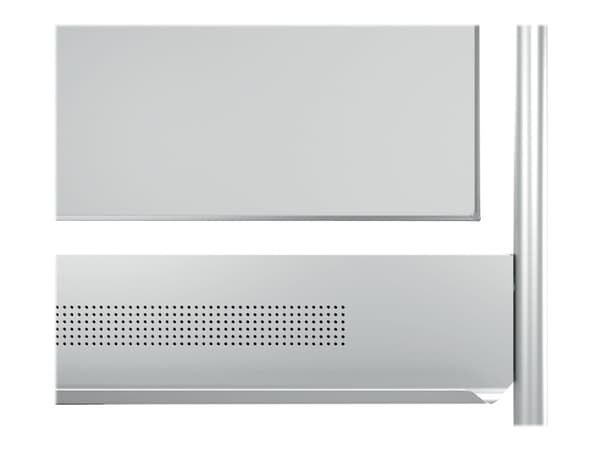Nobo - Whiteboard-tavla - golvstående - 1200 x 900 mm - stål - magnetisk - dubbelsidig - vändbar - mobil