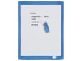 Miniatyrbild 3 av 5: Whiteboard Nobo magnetisk 22x28 cm med plastramme ass. farver - (6 stk.)