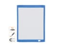 Miniatyrbild 5 av 5: Whiteboard Nobo magnetisk 22x28 cm med plastramme ass. farver - (6 stk.)