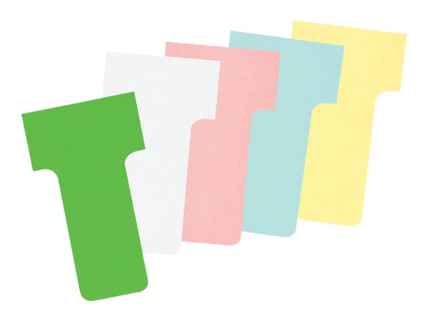 Nobo T-Cards, 49 mm, 30 mm, 21 mm, 20 g, Valkoinen