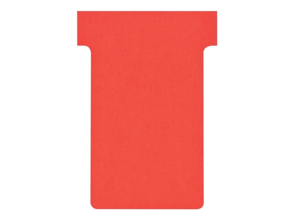 Suunnittelu Nobo T-kortti stør.2 punainen /100 - (5 kpl)