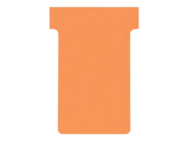 Planlægning Nobo T-kort str. 2 orange pk//100 stk. - (5 stk.)