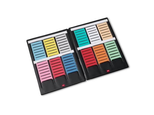 Nobo Mini - Kortplanleggersett - 16 spor x 3 kolonner - Størrelse 2 - svart