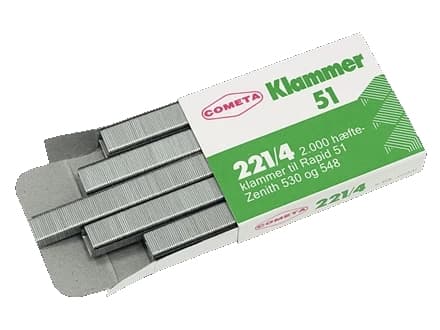 Rapid 11775411, Niittipakkaus, 21/4, 7 mm, Etiketöinti, 2000 niitit, Ruostumaton teräs