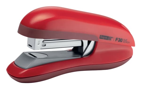 Rapid Fashion F30 - Häftapparat - 30 ark / 3 mm - 24/6, 26/6 - metall, ABS-plast - röd