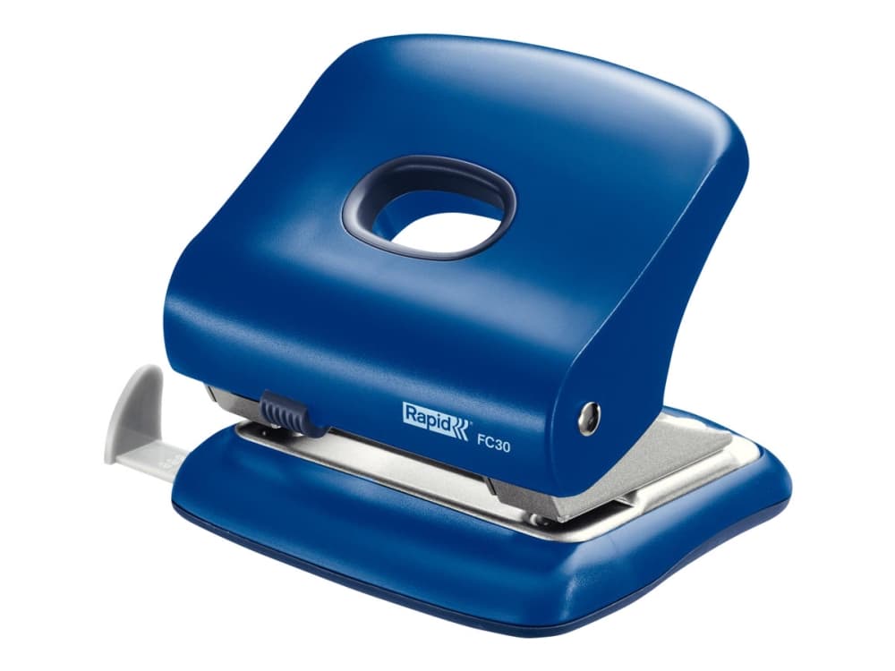Rapid Fashion FC30 - Hålslag - 30 ark - metall, ABS-plast - vattenblå