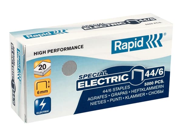 Rapid Strong - Stifter - 44/6 - 6 mm - galvanisert stål - pakke av 5000 - for P/N: 10801931, 10801932