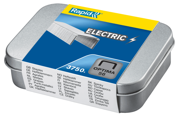 Hæfteklamme Rapid Optima No.56 æsk/3750 stk. - (20 stk.)
