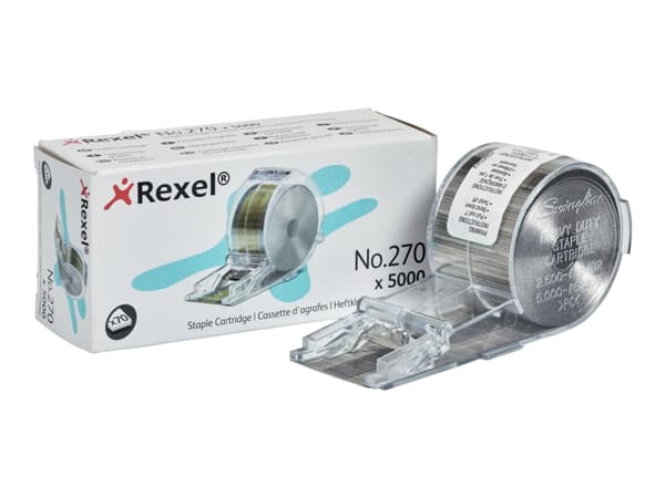 Rexel 06311, 5000 niitit, Hopea, Rexel Stella 70, 108 mm, 40 mm, 52 mm