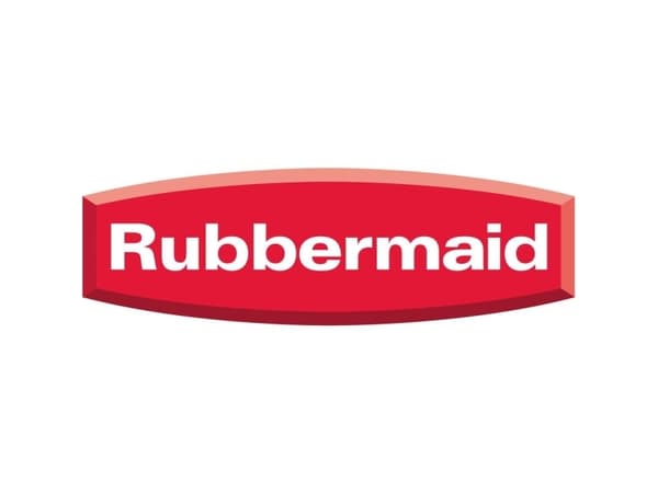 Låg, Rubbermaid Slim Jim, grå, PE, lukket
