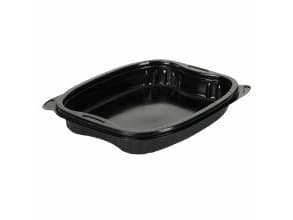 Bakke Bistro 500 ml 190x155x30 mm PP sort,6 ps x 50 stk/krt