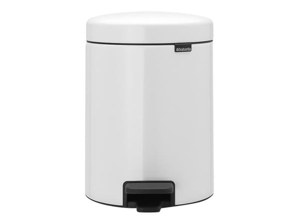 Pedalspand Brabantia Newlcon 5 ltr. stål hvid