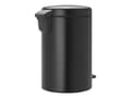 Miniatyrbilde 2 av 5: Pedalspand Brabantia Newlcon 12 ltr. stål mat sort