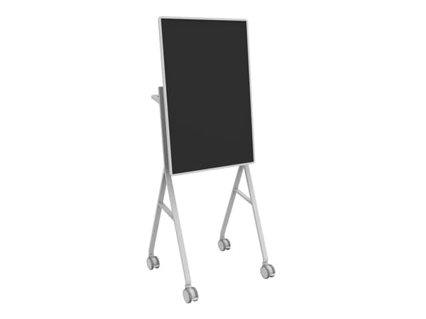 Vision VFM-F10 - Vagn - för platt panel - stål - offwhite - skärmstorlek: 50"-55"