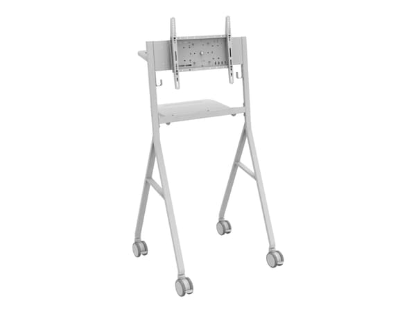 Vision VFM-F10 - Vagn - för platt panel - stål - offwhite - skärmstorlek: 50"-55"