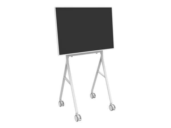 Vision VFM-F10 - Vagn - för platt panel - stål - offwhite - skärmstorlek: 50"-55"