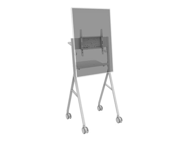 Vision VFM-F10 - Vagn - för platt panel - stål - offwhite - skärmstorlek: 50"-55" Vit