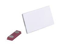 DURABLE - Navneskilt - for 40 x 75 mm - magnet - gjennomsiktig (en pakke 25)
