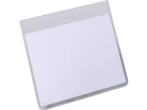 DURABLE - Navneskilt - for 60 x 90 mm - gjennomsiktig (en pakke 20)