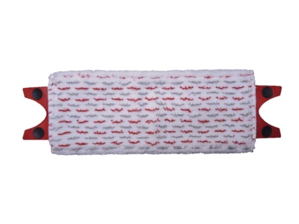Vileda 4023103201262, Mopphuvud, Röd, Vit, Fiber, 1 styck, 350 mm, 140 mm