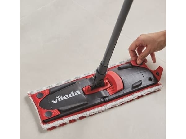 Vileda 4023103201262, Mopphuvud, Röd, Vit, Fiber, 1 styck, 350 mm, 140 mm