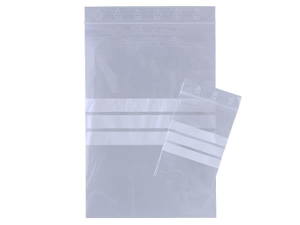 Master'In dragkedjeväska med skrivfält 200x300mm 1000 st/pack - (1000 st)