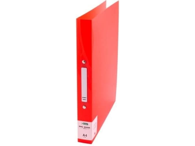 Ring Binder D.Rect 2-ring A4 35mm red (300436)