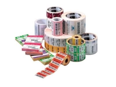 Zebra Z-Select 2000D - Matt - permanent gummihäftning - bestruket - perforerad - vit - 50.8 x 101.6 mm 4800 etikett (er) (16 rulle/rullar x 300) papp