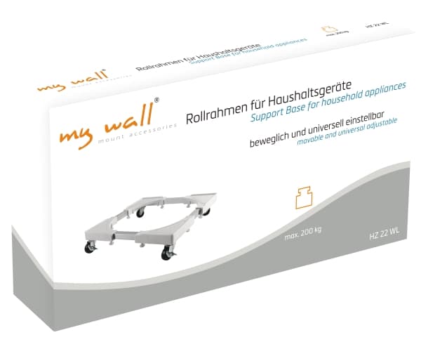 myWall HZ22WL, Metall, Brakett, 200 kg, Hvit, Generelle formål, 1 stykker