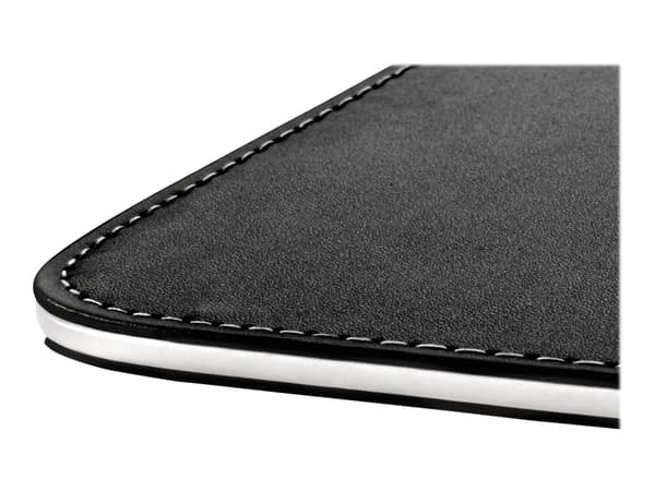 Sigel eyestyle - Bordsunderlägg - 60 x 45 cm - konstläder - vit, sammetssvart
