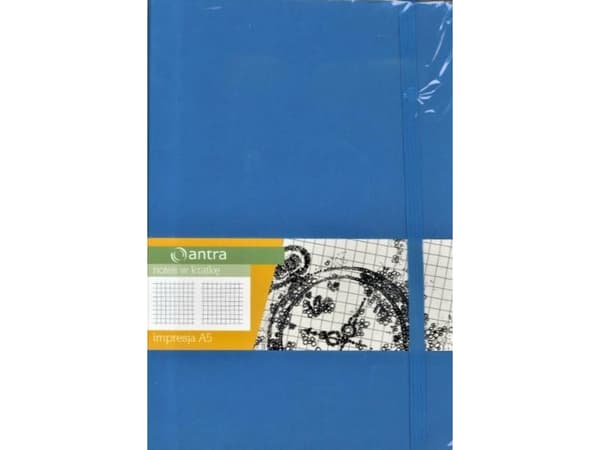 Notes A5 Crate Impression Bright Blue ANTRA