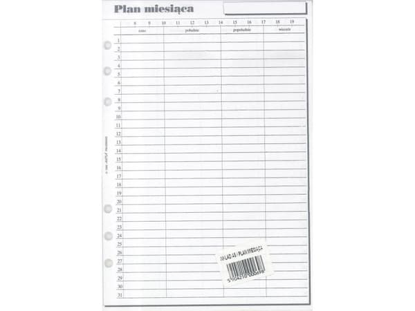 Antra-innlegg for A5-arrangør Månedlig plan (270052)