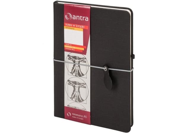 Antra Notes A5 Dots Renaissance Black