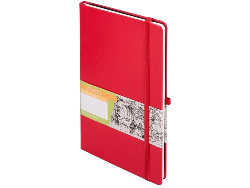 Antra Notes A5 Line Romanticism Red