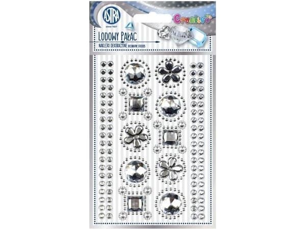 Astra ICE PASTEL DEKORATION KLISTERMÄRKEN SILVER
