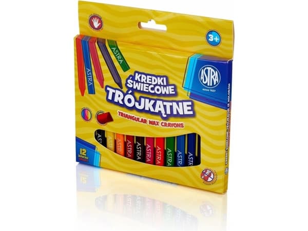 Astra kolmiomaiset värikynät 12 väriä