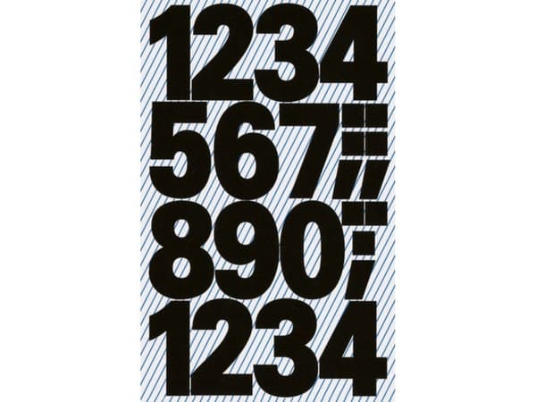 Z-Design 3785 Etiketter med siffror, litet format, 28 etiketter, svart Använd de självhäftande och väderbeständiga siffrorna Avery 3785 för att organ