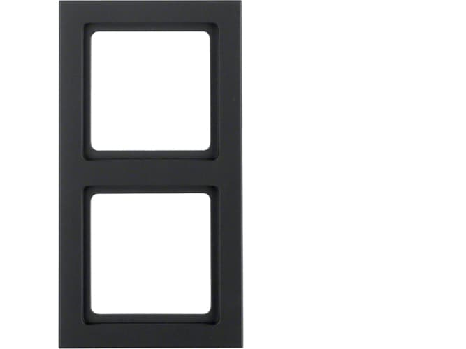 Berker 10126096, Antracit, Duroplast, Skruvlös, Berker, 10 styck