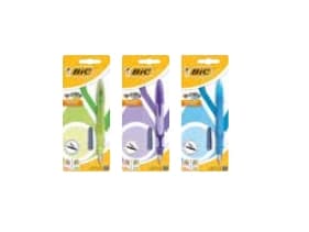 BIC EasyClic, Flerfarget, Fyllesystem med patron, Blå, Fint, Ambidekstriøs, Blister