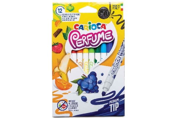 Carioca Perfume Xplosion, Medium, Multifärg, Rundad spets, 1 mm, 4,7 mm, Rund