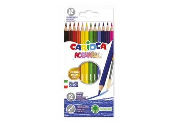 Carioca 42857, Musta, Ruskea, Vihreä, Vaaleanvihreä, Vaaleanpunainen, Purppura, Punainen, Violetti, Keltainen, 12 kpl