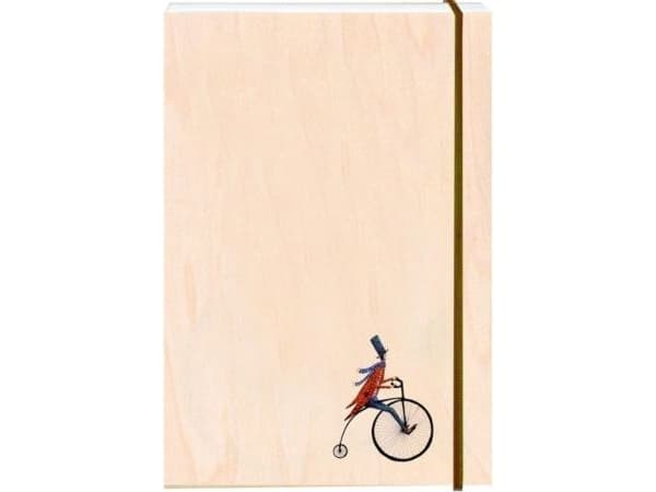 Cozywood decorative wooden notebook A6 Retro bicycle (293436)