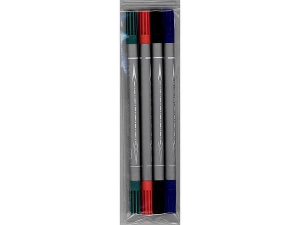 Cresco Double-sided markers, 4 colors (248163)