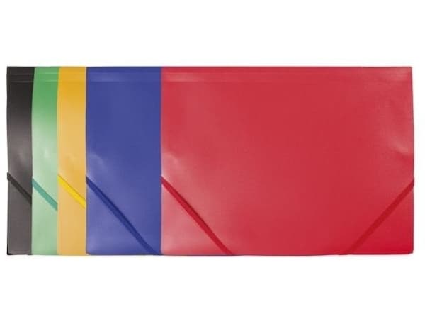 D.Rect Plastmapp med resårband (258131)
