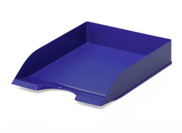 DURABLE BASIC - Brevbakke - for A4 (210 x 297 mm), C4 (229 x 324 mm) - kapasitet: 500 ark - blå
