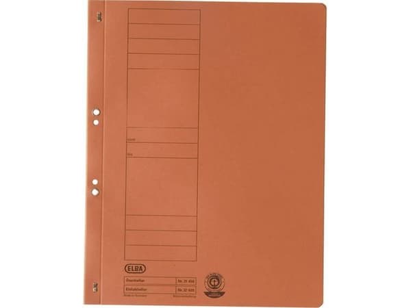 ELBA maljestiftemaskin laget av papp, oransje, hel frontdeksel, kommersiell kontorstift, pakket med 50 stykker - 50 stykker (21450 OG)