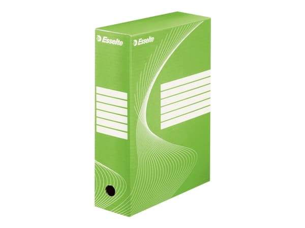 Esselte Boxy - Boxfil - ryggbredd: 100 mm - för A4, Folio - kapacitet: 1000 ark - grön