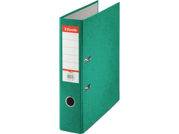 Esselte Cardboard binder Rainbow, 75mm, A4, Grønn, 7,5 cm, 72 mm, 318 mm, 428 g