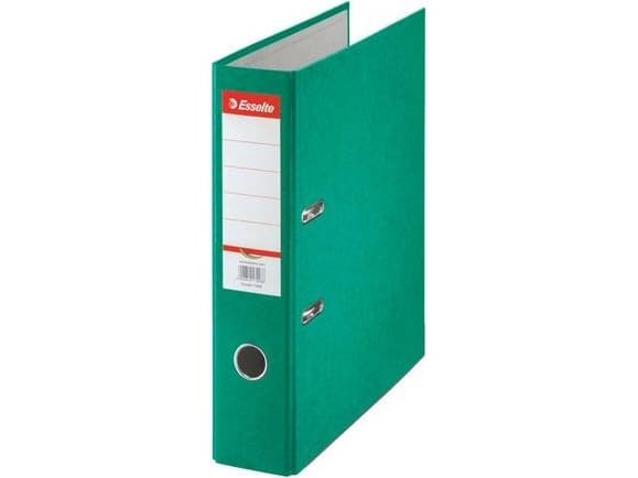 Esselte Cardboard binder Rainbow, 75mm, A4, Grønn, 7,5 cm, 72 mm, 318 mm, 428 g